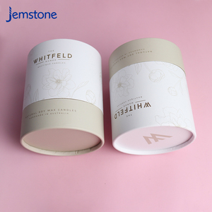 Sustainable Kraft Cardboard <b>Cylinder</b> Paper Tube Packaging For Candles And <b>Glass</b> Jars With High End Brand Appeal - Product Image 4