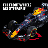 1:24 # 1 RB19 F1 - Coche de Carreras de Aleación Premium, Modelo Fundido a Presión, Exquisito para Decoración