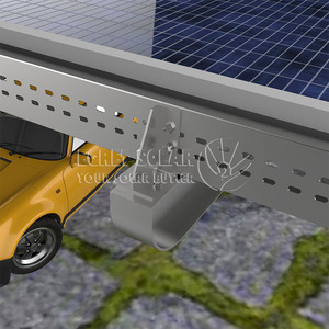 Sistema de Montaje para Carport Solar de Acero al Carbono con Superficie Anodizada, Garantía de 25 Años, Carga de Viento de 60 m/s - Product Image 3