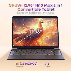 Máy tính bảng 2 trong 1 CHUWI Hi10 Max 12.96 inch, màn hình cảm ứng Windows 11, kèm bàn phím, SSD 512GB, RAM 12GB LPDDR5, chip Intel N150 - Product Image 5