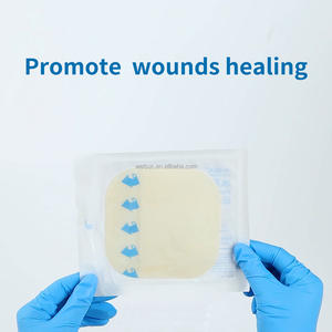 Produk perawatan luka penyembuhan lembab pembalut hidrokoloid bedah transparan kualitas Premium 10x10cm - Product Image 6
