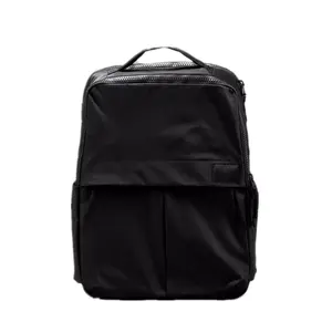 现代防水轻质黑色23L高级日常笔记本背包