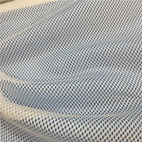 Tissu en maille hexagonale à gros trous 100 % polyester blanc 70 g/m² 2 mm pour sacs à linge et sacs de rangement