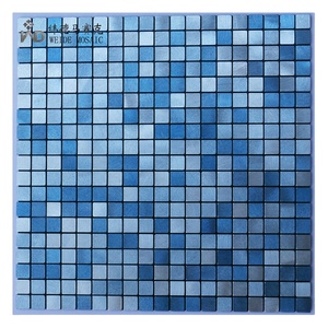 Moderno 3D aluminio <span class=keywords><strong>vinilo</strong></span> Peel Stick autoadhesivo pared <span class=keywords><strong>mosaico</strong></span> azulejo 4mm de espesor para cocina Backsplash pared Interior al por mayor - Product Image 1