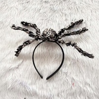 Serre-tête araignée Halloween transfrontalier en tissu, décorations de fête effrayantes, accessoires de scène