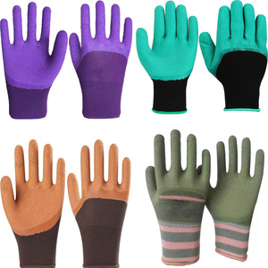 <span class=keywords><strong>Guantes</strong></span> Recubiertos de Látex, Nailon y Nitrilo, Transpirables, Resistentes al Desgaste, Antiarrugas, de Protección Laboral, Antideslizantes y de Seguridad - Product Image 3