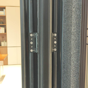 Puerta Corredera Invisible Moderna de Acero Inoxidable con Malla de Diamante, Plegable, con Cerradura, Antirrobo, a Prueba de Mascotas y Mosquitos - Product Image 4