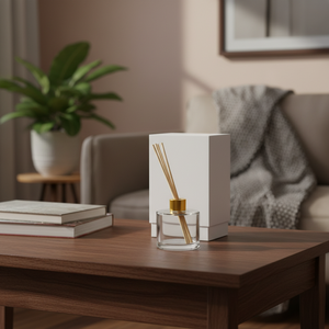 Bouteille diffuseur à roseaux <span class=keywords><strong>de</strong></span> luxe 200 ml, en <span class=keywords><strong>verre</strong></span> cristal transparent 220 ml avec bouchon doré, flacon vaporisateur <span class=keywords><strong>de</strong></span> parfum d'ambiance 100 ml à col serti - Product Image 4