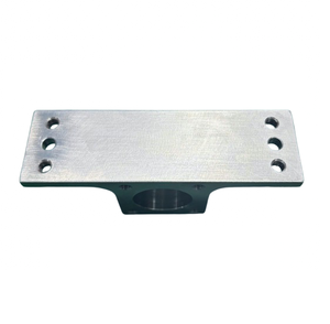 Piezas de Acero Inoxidable Fresadas por CNC, Componentes de Mecanizado CNC de Precisión, Bloque de Soporte de Eje con Montaje de Brida y Orificio Pasante Central - Product Image 5