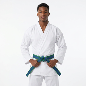 Cinturón de Karate con Logotipo Personalizado, 100% Algodón Ecológico, Unisex, Cinturón de BJJ para Entrenamiento y Competición, Cinturón de Taekwondo - Product Image 2