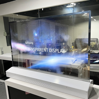 Pantalla Táctil OLED Transparente de 30, 55 y 77 Pulgadas para Señalización Digital, Exhibición en Escaparates y Publicidad