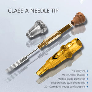 Ambition Glory - 20 Piezas de <span class=keywords><strong>Agujas</strong></span> <span class=keywords><strong>para</strong></span> Tatuaje Esterilizadas de Acero Inoxidable Médico 316 RL <span class=keywords><strong>RM</strong></span> M1 RS <span class=keywords><strong>para</strong></span> Arte Corporal y Maquillaje Permanente - Product Image 3