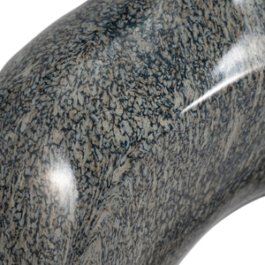 Vaso in Ceramica Curvo con Ritagli, Design Bicolore per Arredamento Soggiorno, Camera da Letto, Ufficio - Product Image 5