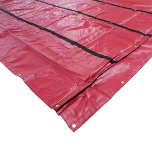 Bâche de remorque robuste en tissu ripstop parachute 18oz imperméable en vinyle pour plateau, avec anneaux en D – Vente directe usine - Product Image 3