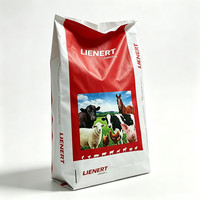 Sac tissé en PP personnalisé pour l'alimentation animale, adapté aux vaches, moutons, porcs, chevaux, poulets, emballage d'aliments pour animaux d'élevage