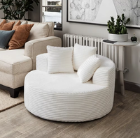 Canapé-lit en tissu velours Chesterfield moderne, confortable, multifonctionnel, solution une place, salon, pas de montage requis