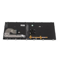 Nouveau Clavier d'Ordinateur Portable Rétroéclairé pour HP Elitebook 840 G5 846 G5 840 G6, Cadre Argenté avec TrackPoint, Disposition Française (FR)