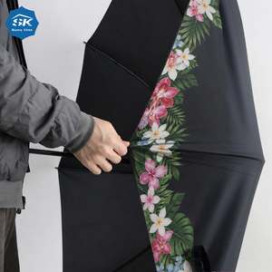 Paraguas con Logotipo Impreso de Diseño Completo, Paraguas de Golf Personalizados al por Mayor, Paraguas de Lujo Resistentes al Viento, Regalo Corporativo, Equipo para la Lluvia, Viajes - Product Image 2