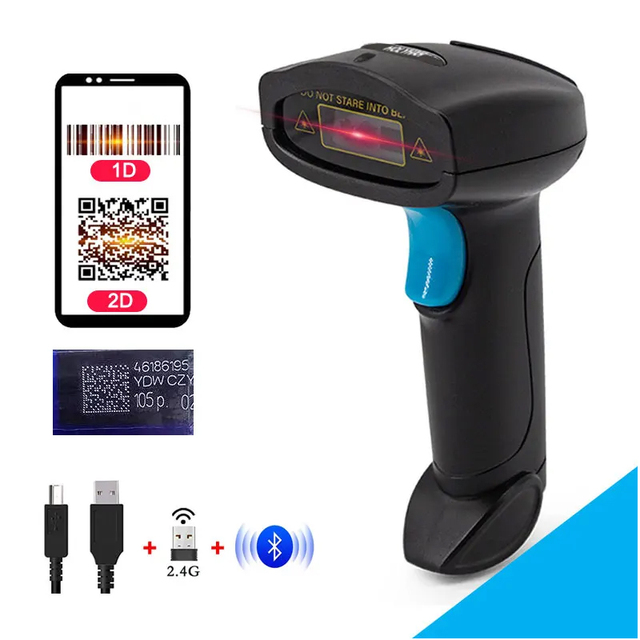 Top Sale in Stock Fast Delivery Cheap Wired 2d Handheld Barcode Reader Image Qr Code Scanners for Supermarket Warehouse Logistic