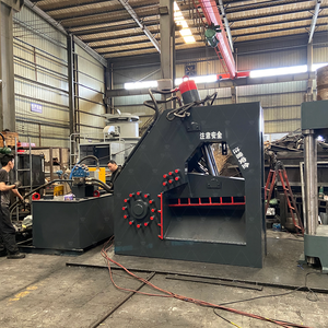 เครื่องตัดเศษโลหะไฮดรอลิกแบบหัวเสือ อัตโนมัติ พร้อมมอเตอร์เป็นส่วนประกอบหลักสำหรับการตัดโลหะผสมอะลูมิเนียมและเหล็ก - Product Image 6