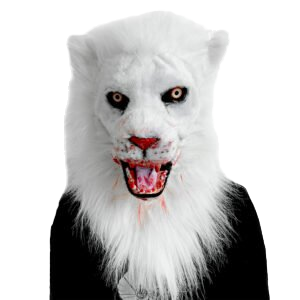 Masque de <span class=keywords><strong>Loup</strong></span> <span class=keywords><strong>Blanc</strong></span>, Costume en Fourrure, Latex Souple, Masque Complet pour le Visage, Design de <span class=keywords><strong>Loup</strong></span>-<span class=keywords><strong>Garou</strong></span> pour Halloween, Cosplay, Soirées et Festivals - Product Image 2