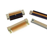 Connecteur Rectangulaire Haute Densité Série XJEC CE22, 102 Contacts, 4 Rangées, Plaqué Or, PCB/Soudure pour l'Électronique Aérospatiale et Aéronautique