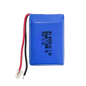 Bộ Pin Lipo UFX 902535-2S 800MAh 3.7V Bán Sỉ Nhà Máy Sản Xuất Pin Lithium-Ion Trung Quốc - Product Image 1