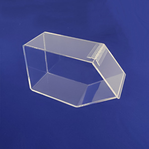 Clear Acrylic Candy Display <strong>Box</strong> <strong>with</strong> Hinged <strong>Lid</strong> Perspex Fried Fruit <strong>Storage</strong> <strong>Box</strong> Snack Sweets Container for Candy Shop - Product Image 3