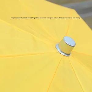 Sombrilla de Playa Plegable Grande, Resistente al Viento, con Control Manual, Logotipo Impreso, para Uso en Exteriores, Puestos, Patios, Publicidad y Viajes - Product Image 4