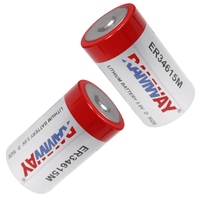 Batería de Litio-Hierro CKXIC ER34615M 3.6V 14500mAh para Interruptor de Circuito, Entrada AC/DC 240A, Reinicio Manual, Diseño Compacto