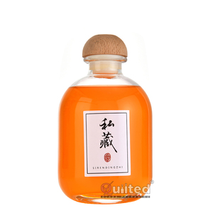 Botella de Vidrio Vacía Personalizada, Negra Mate Esmerilada, de 100 ml, 250 ml, 500 ml, con Corcho, <span class=keywords><strong>para</strong></span> Vino, Whisky, Vodka, Ginebra, Jugo, Licor - Product Image 6