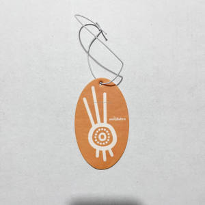 Ambientador de frutas en existencia Perfume de diseño de cereza de manzana barato Papel de algodón perfumado para colgar en el coche Fragancia de larga duración - Product Image 4