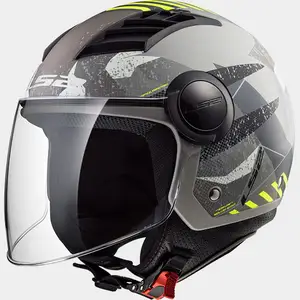 LS2 helmet airflow motorcycle helmet 3/4 open face scooter half face motorbike helm capacete casco LS2 OF562