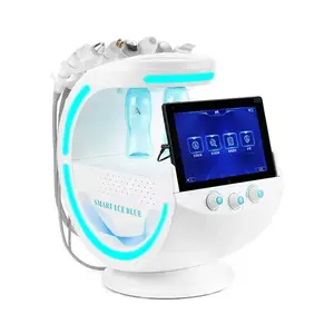 7 in 1 skin management smart ice blue hydra water peel microdermabrasion /hydrodermabrasion facial machine with skin analyzer