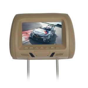 Moniteur d'appuie-tête de voiture 7 pouces 1080P HD avec lecteur multimédia intégré Android/iOS pour passagers arrière - Product Image 2