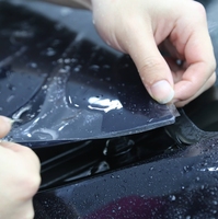Matériau TPU transparent très brillant personnalisé Film de protection de peinture de voiture auto-cicatrisant anti-rayures enveloppement instantané Position du corps