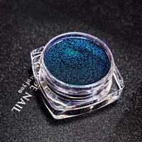 Pigment magnétique effet œil de chat 3D caméléon à changement de couleur pour maquillage