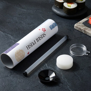 Envase de Alimentos Biodegradable Personalizado en Forma de Tubo, Cilindro para <span class=keywords><strong>Sushi</strong></span>, Envase para Llevar con Palito para Salsa, Caja de Papel para Empacar <span class=keywords><strong>Sushi</strong></span> - Product Image 3