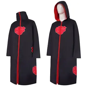 Lirukasa jubah Anime Hokage Sasuke Cape mengatur pakaian kostum Cosplay th th ke-7 Hokage Hoodie jubah Akatsuki Itachi Anime Cosplay