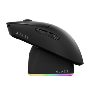 เมาส์เกมมิ่งไร้สาย AJAZZ AJ139NL V3 Ultra พร้อมแท่นชาร์จแม่เหล็ก RGB, 42000DPI, PAW3950, แบตเตอรี่ 500mAh สำหรับเป็นของขวัญสำหรับเกมเมอร์ PC - Product Image 3