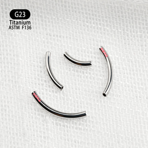 Barre Courbe en Titane G23, Clou Banane 6mm 8mm 10mm 12mm, Bijou Corporel en Alliage F136 pour Piercing Oreille Lèvre Nez - Product Image 4