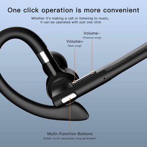 For V5.3 Sports Earphones Over-Ear <b>Wireless</b> Earbuds LED Charging Case ENC Noise Cancellation IPX5 Waterproof for Workout - Product Image 4