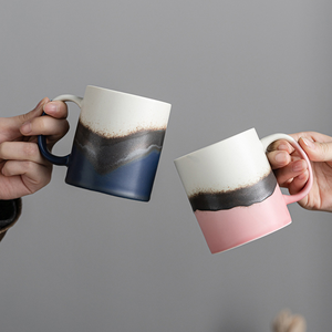 Ceramic Porcelain Reusable Cartoon Style Coffee Mug OEM Custom Logo Design Food Safe Dishwasher Microwave Safe for Business - Product Image 2