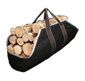 Muestra gratuita de bolsa de lona grande de alta calidad para transportar troncos, al por mayor - Product Image 1