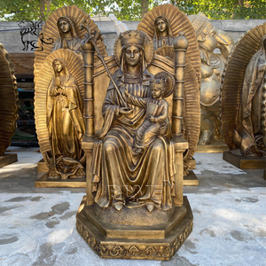 Blve ngoài trời cuộc sống Tôn Giáo kích thước phụ nữ của chúng tôi virgen de guadalupe ST Mary điêu khắc Đồng Mary tượng khuôn mẫu để bán - Product Image 5