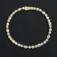 Nouveau collier en laiton perlé, 10 mm de large, pierre œil de cheval, zircon en forme de cœur, chaîne en sucre, tendance personnalisée pour hommes et femmes, niche