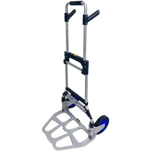 Zware Vrachtwagen <span class=keywords><strong>Trolley</strong></span> Stille Opvouwbare Handtrolley Tweewielige Platform Draagbare Huishoudelijke Bagage Tweewielige Ijzeren Buis Ontwerp - Product Image 6