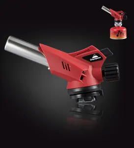 Campingmoon Tùy Chỉnh Ngoài Trời Dã Ngoại BBQ Cắm Trại Butan Gas Hàn Ngọn Đuốc Lame Gun Gas Torch Burner Ngọn Lửa Súng Gas Torch Nhẹ Hơn