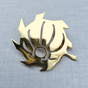 Lencana Pin Baja Anti Karat Perak JINFUJIA Buatan Khusus dengan Nama Terukir, Lapisan Emas 24K, Pencetakan UV, Ramah Lingkungan - Product Image 3
