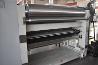 Ligne de production de carton ondulé simple face 2 plis, machine à onduler simple face pour ondules B, C, E